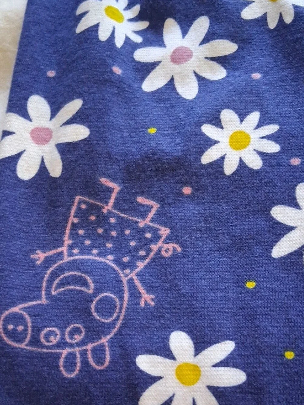 Peppa Pig Navy Blue Daisy Print Kids Pajama/lounging Pants Only